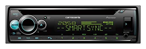 Pioneer カーオーディオ DEH-6600 1D CD Bluetooth USB iPod iPhone AUX DSP カロッツェリア
